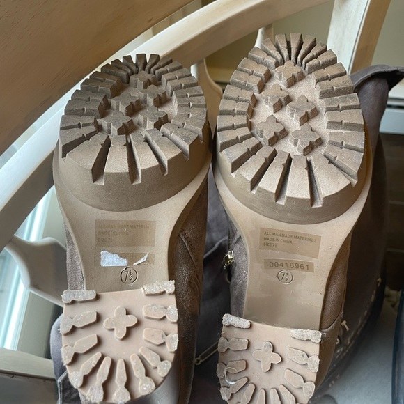 Wild Diva Brown boots Women’s 7 1/2 - Picture 4 of 9